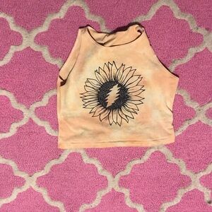 American Apparel Kids Sunflower Tank Top - Peach